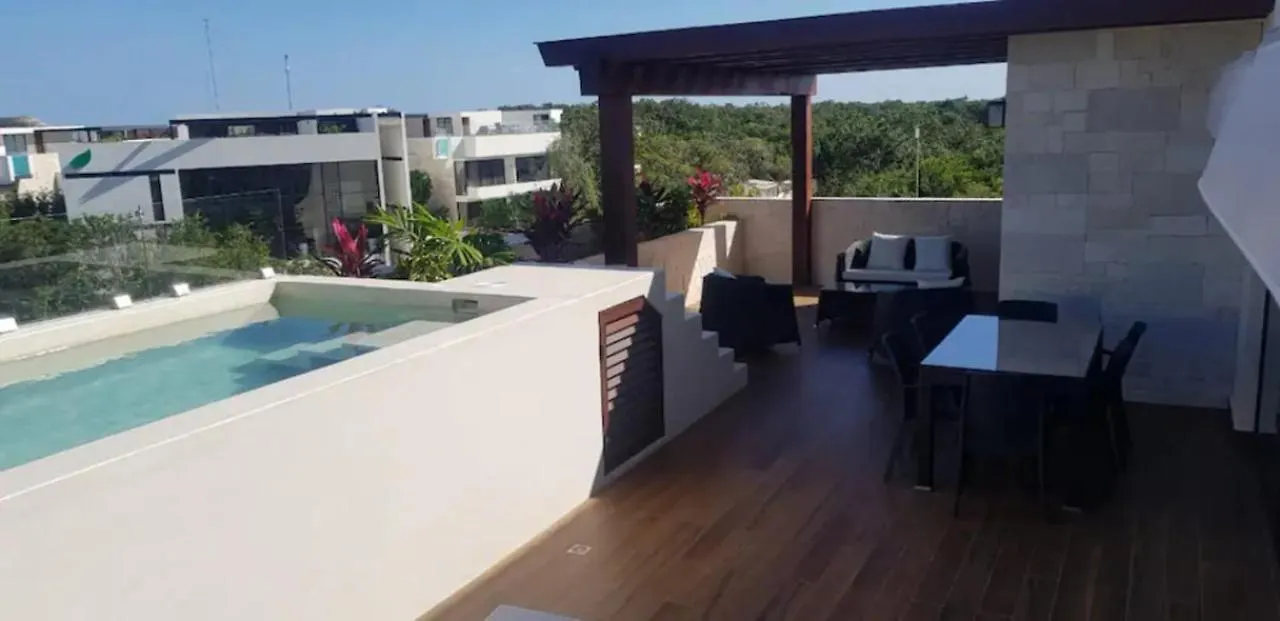 Апартаменты Penthouse Blue Luxury La Veleta Тулум