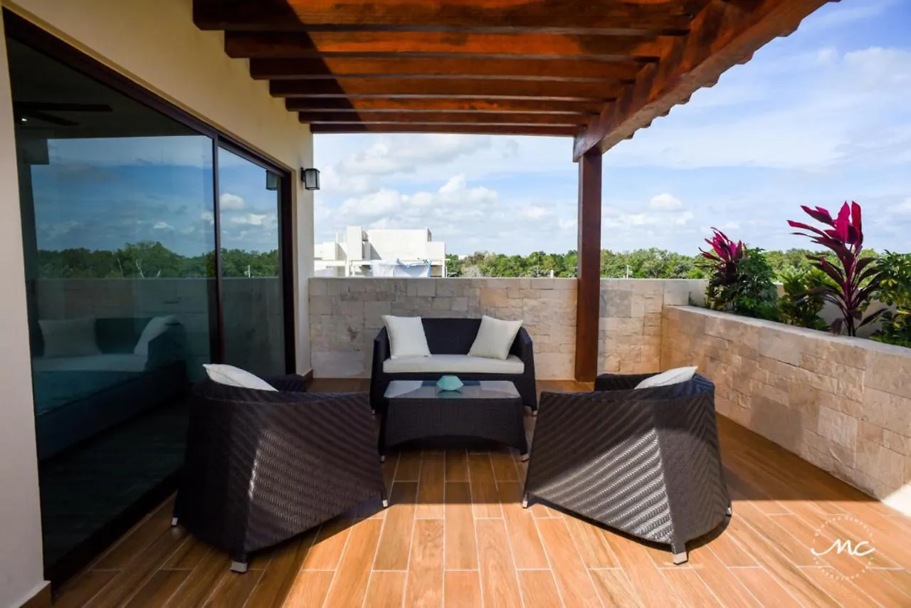 Апартаменты Penthouse Blue Luxury La Veleta Тулум
