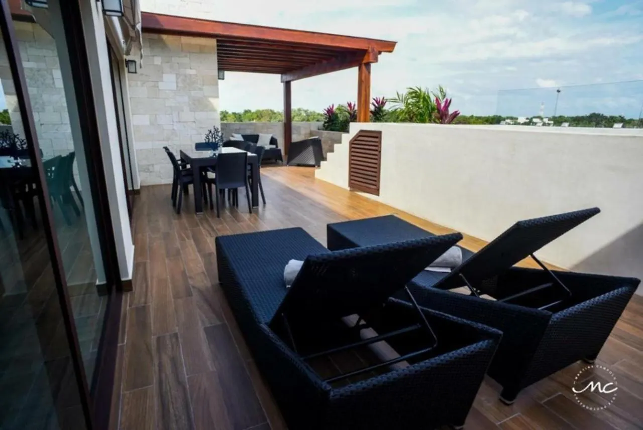 Апартаменты Penthouse Blue Luxury La Veleta Тулум